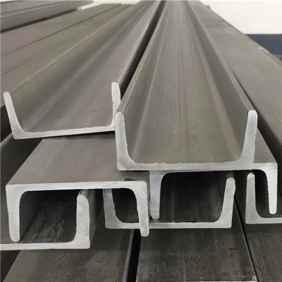 โปรไฟล์เหล็กกล้าไร้สนิมรีดร้อน 304 ASTM A276 A484 SS Channel