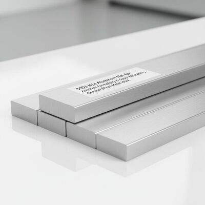 3003 H14 อลูมิเนียมแบนบาร์ที่มีความสามารถในการปรับปรุงที่ดีและ weldability ดีสําหรับการทํางานแผ่นโลหะทั่วไป