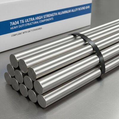 7A04 T6 สายกลมเหล็กอัลลูมิเนียมความแข็งแรงสูงสุดสําหรับส่วนประกอบโครงสร้างภาระหนัก ที่สอดคล้องกับมาตรฐาน GB/T