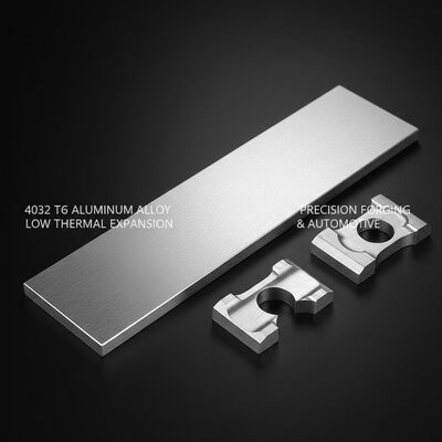 4032 T6 สายพับเรียบสลัดซิลิคอนอลูมิเนียมสูงที่มีการขยายความร้อนต่ําสําหรับการโกงแม่นยําและพิสตันรถยนต์