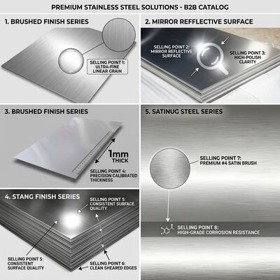 8K Super Mirror Finish 304 สแตนเลส โลหะไร้สแตนเลส พร้อมความสะท้อน 95% และทนทานต่อการกัดกร่อน 304 สับสราทสําหรับคลุมลิฟท์