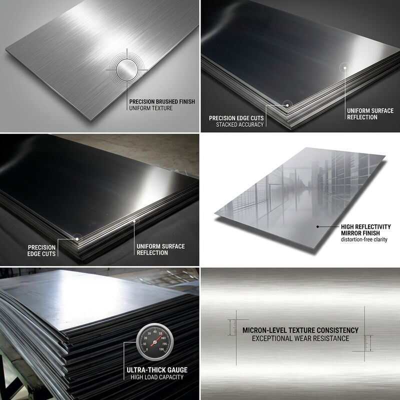 Deep-Drawn 304 Stainless Steel Sheet with Excellent Deep Drawability Low Carbon Content and Fine Grain Structure